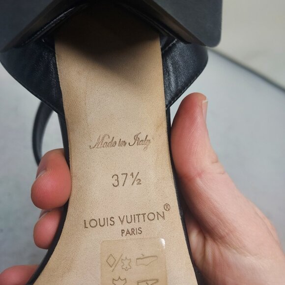 Louis Vuitton Black LV Shake Strappy Sandal - Picture 6 of 12